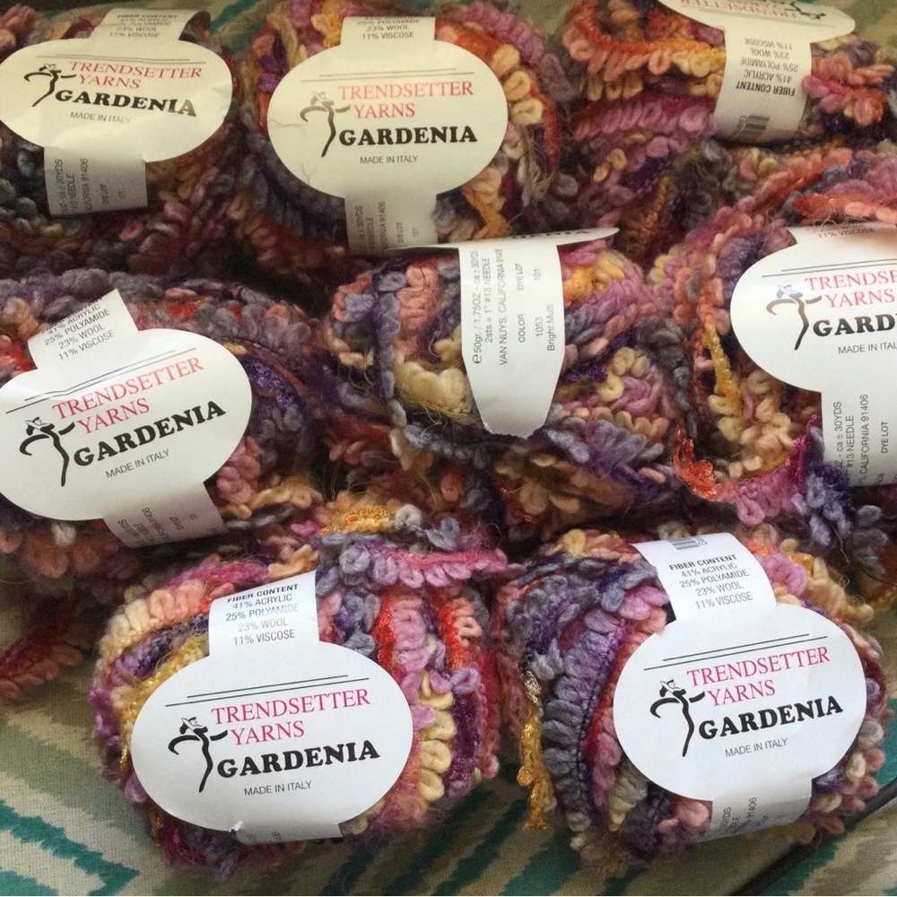 8 skeins of Gardenia Trendsetter Yarn